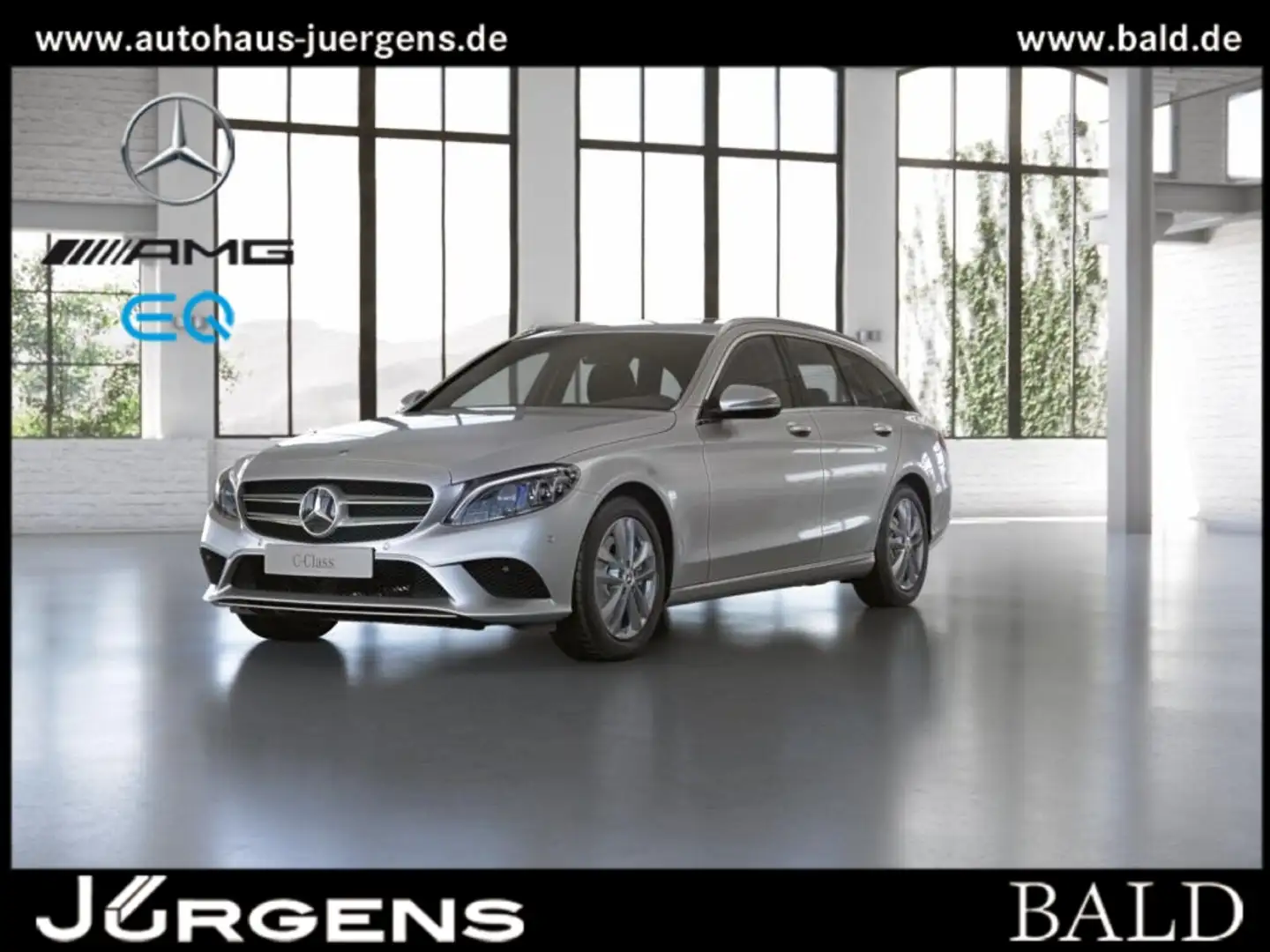 Mercedes-Benz C 300 T Avantgarde/MLB/Cam/Totw/EASY-P/SHZ/17' Silber - 1