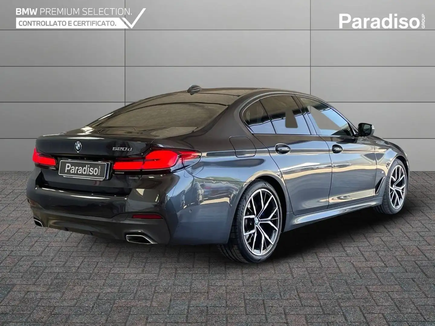 BMW 520 G30 2020 Berlina LCI 520d mhev 48V Msport auto Gris - 2