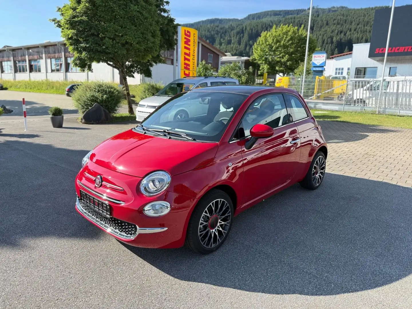 Fiat 500 1.0 Hybrid GSE Red *PANORAMADACH*SMARTLINK* Rot - 1