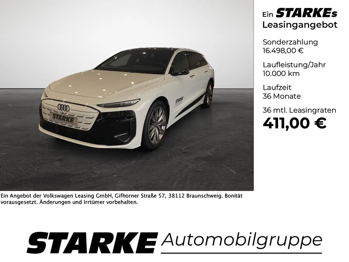 Audi A6 e-tron Avant performance 270 kW Blanc - 1