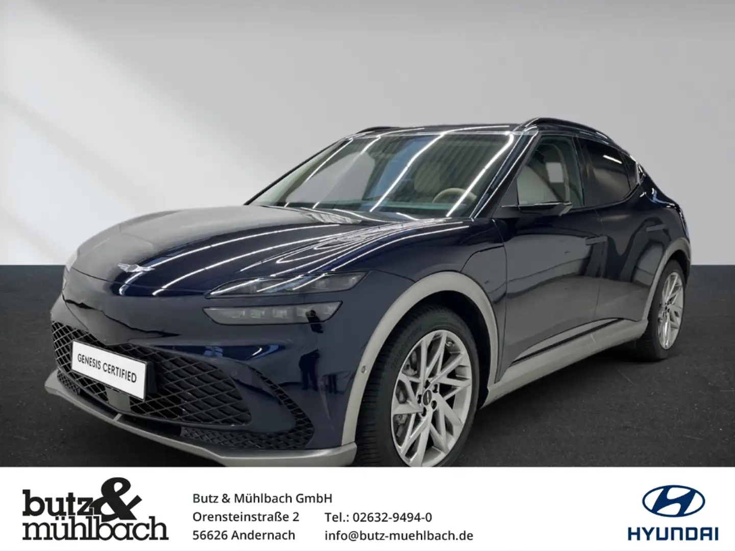 Genesis GV60 Sport Elektro 4WD Panorama Memory Sitze Soundsyste Blau - 1