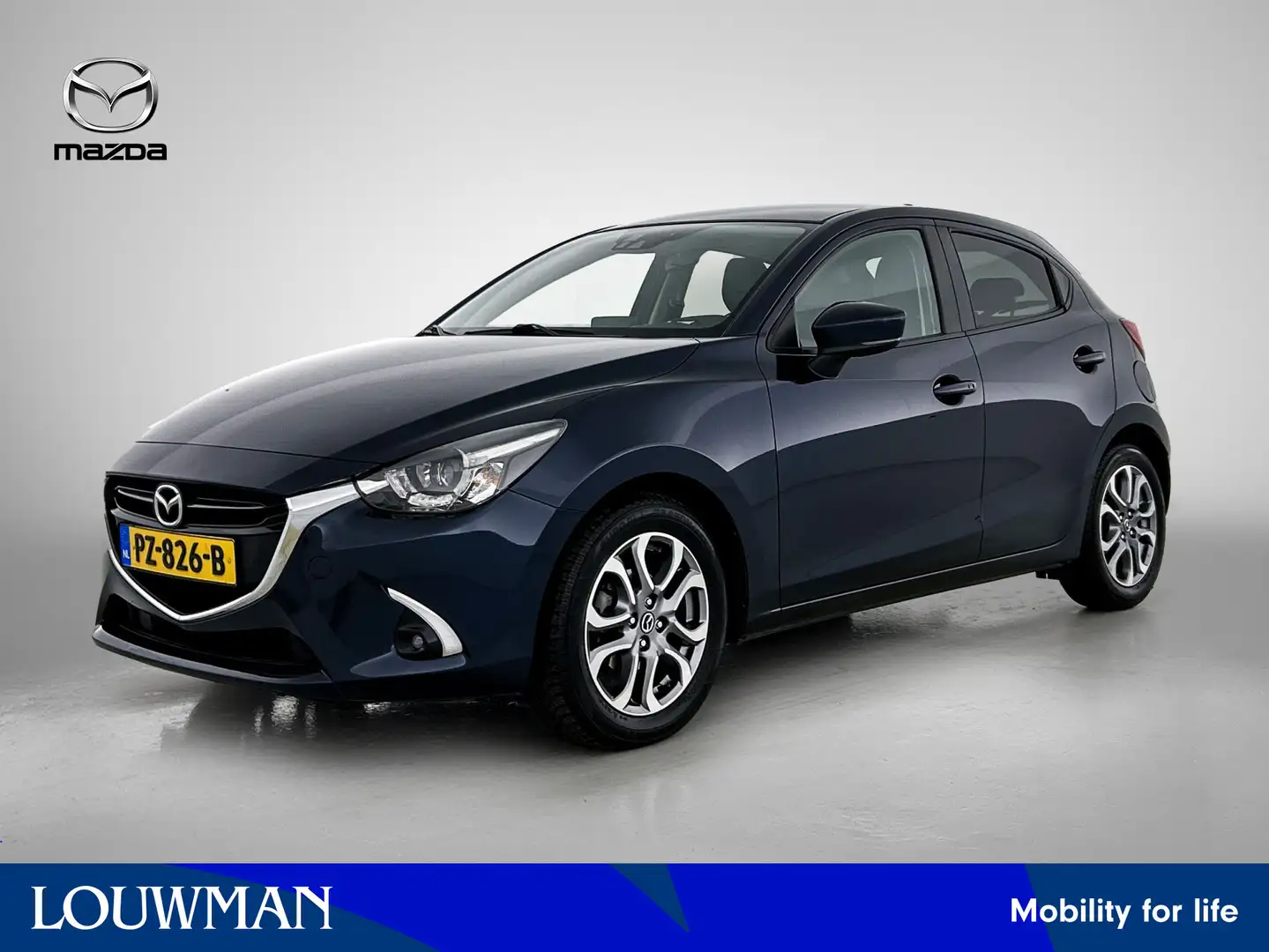 Mazda 2 1.5 Skyactiv-G GT-Luxury Navigatie | Achteruitrijc Blauw - 1