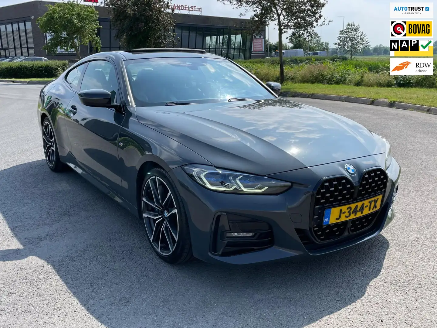 BMW 430 4-serie Coupé 430i High Executive, 258PK, Aut, Ope Grijs - 1