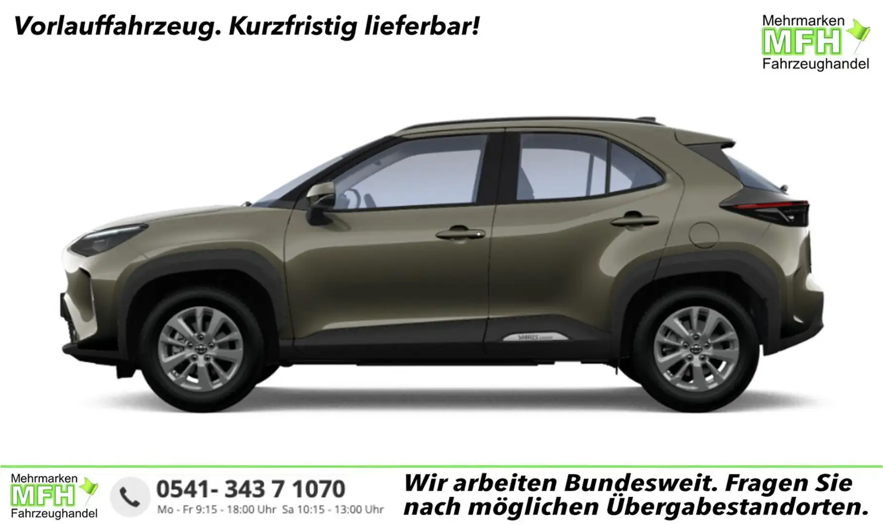 Toyota Yaris Cross Comfort 1.5 HEV 116 WirelessC Kam PDC 16" 85 kW... Bronz - 1