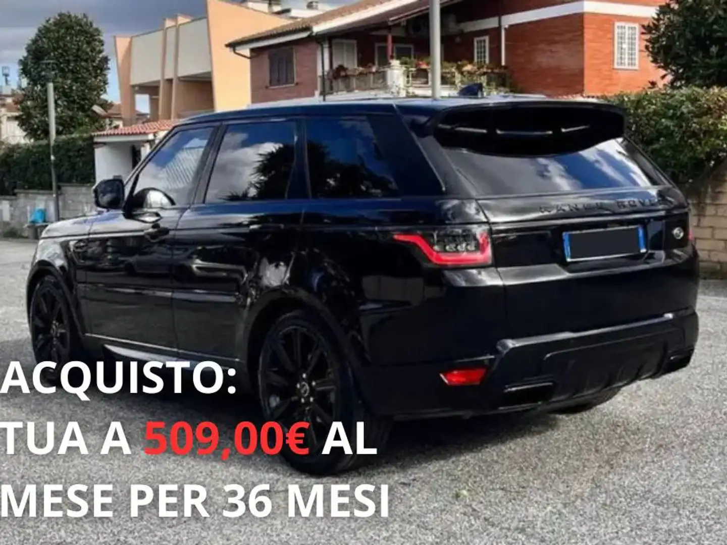 Land Rover Range Rover Sport TOTAL BLACK 3.0 tdV6 HSE Černá - 1