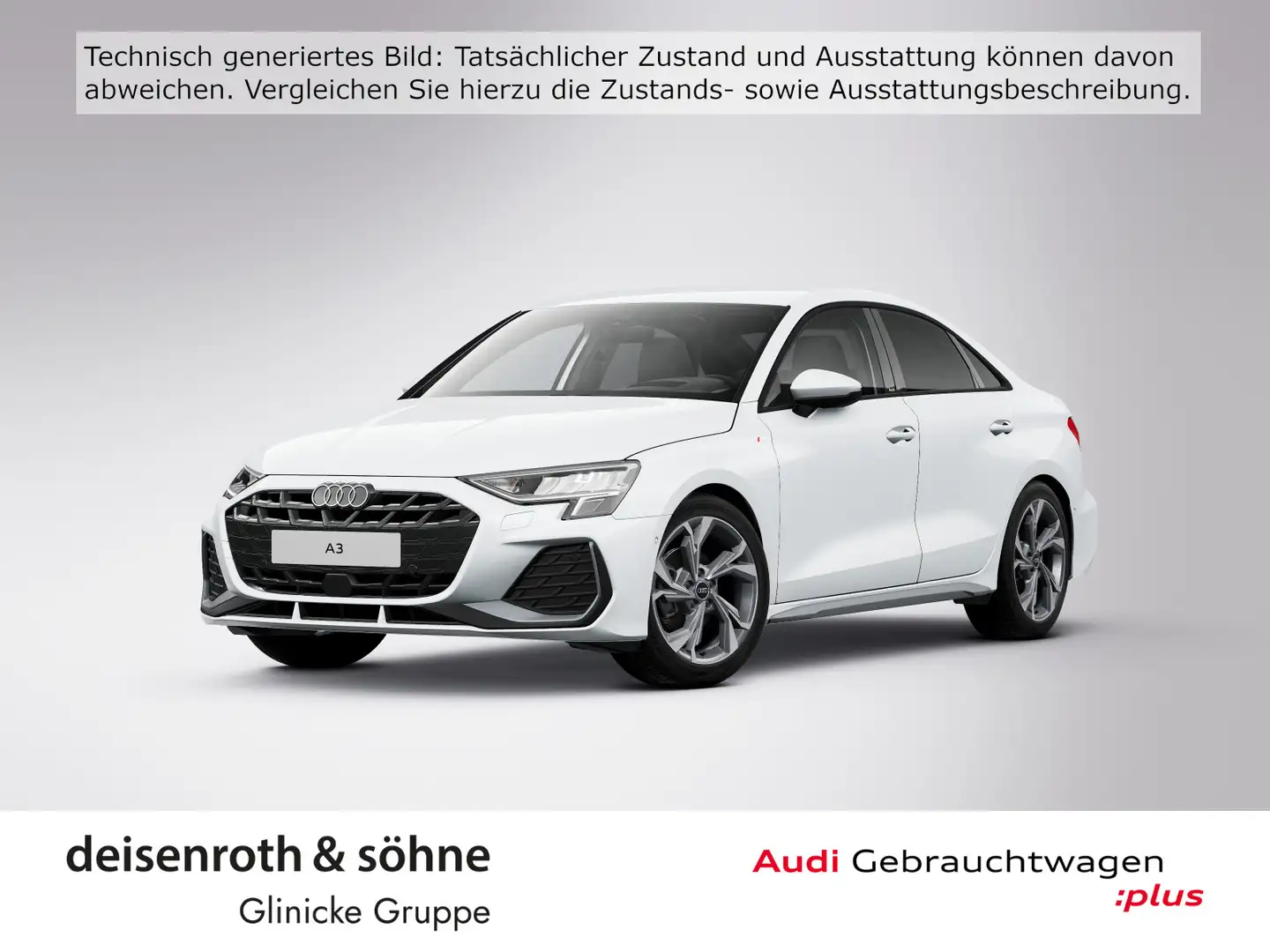 Audi A3 S line 35 TFSI S tr AHK/sonos/Nav/H Weiß - 1
