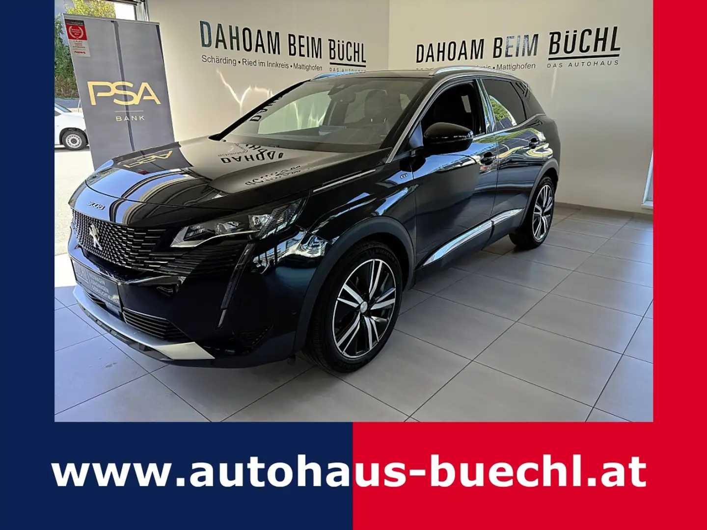 Peugeot 3008 BlueHDi 130 S&S EAT8 GT Schwarz - 1