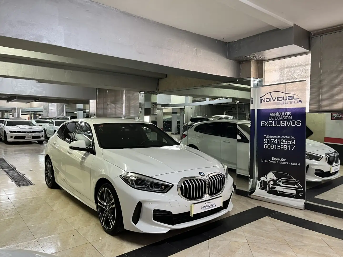 BMW 118 118i Blanc - 1