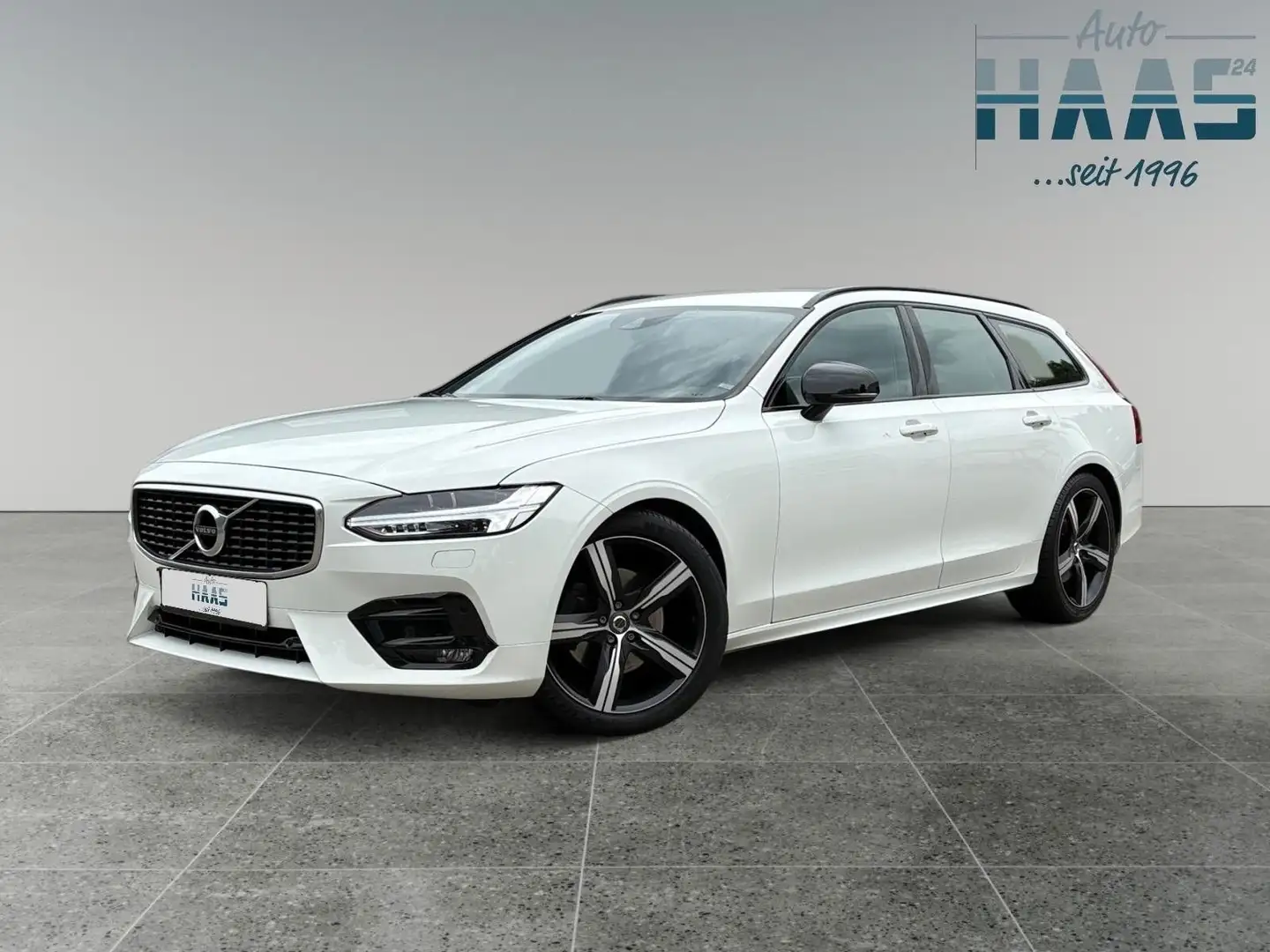 Volvo V90 Kombi R Design 2,0 l AWD -AHK*NAV*LEDER*MTRX Weiß - 1