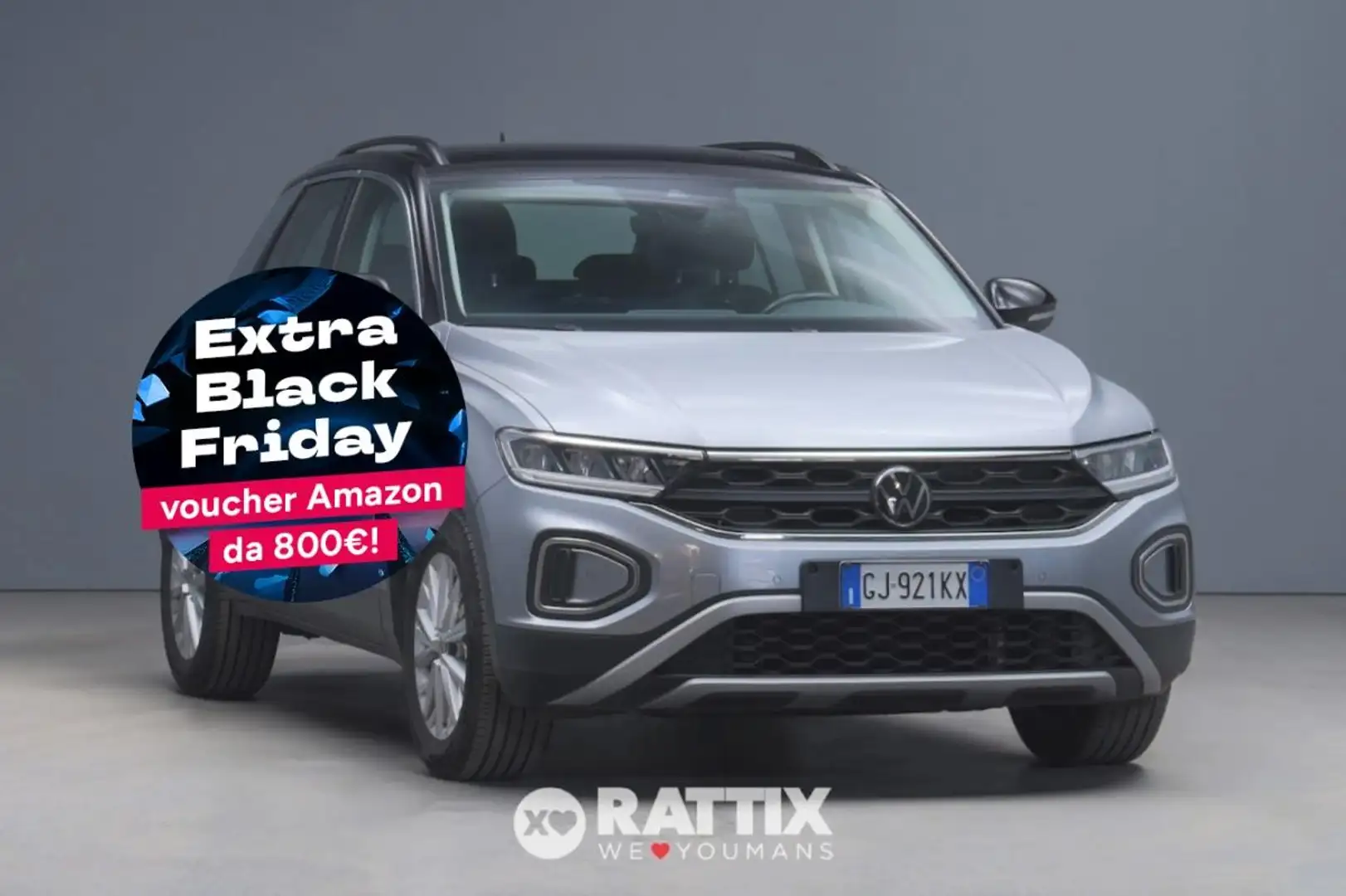 Volkswagen T-Roc 1.0 TSI 110CV Style Grijs - 1