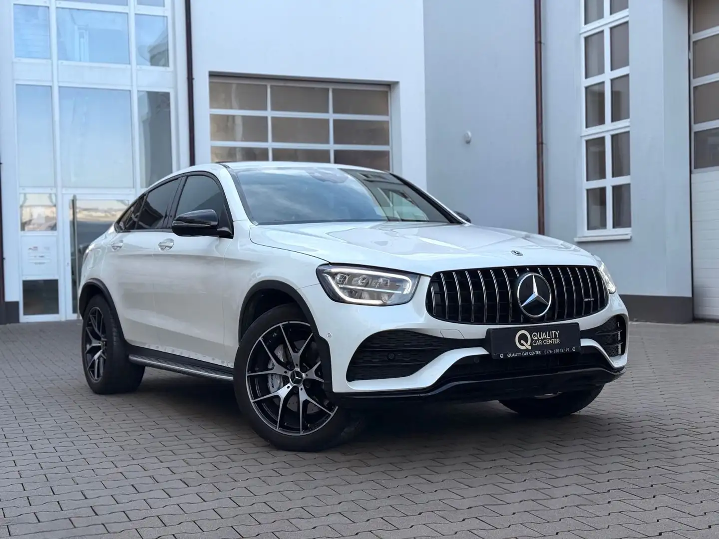 Mercedes-Benz GLC 43 AMG V6 Coupe 4Matic *DISTR+*MEMO*HEAD-UP* Weiß - 1