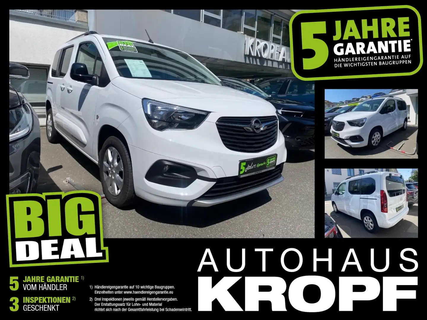 Opel Combo Life E 1.5 D Ultimate N1 Rückfahrkamera Weiß - 1
