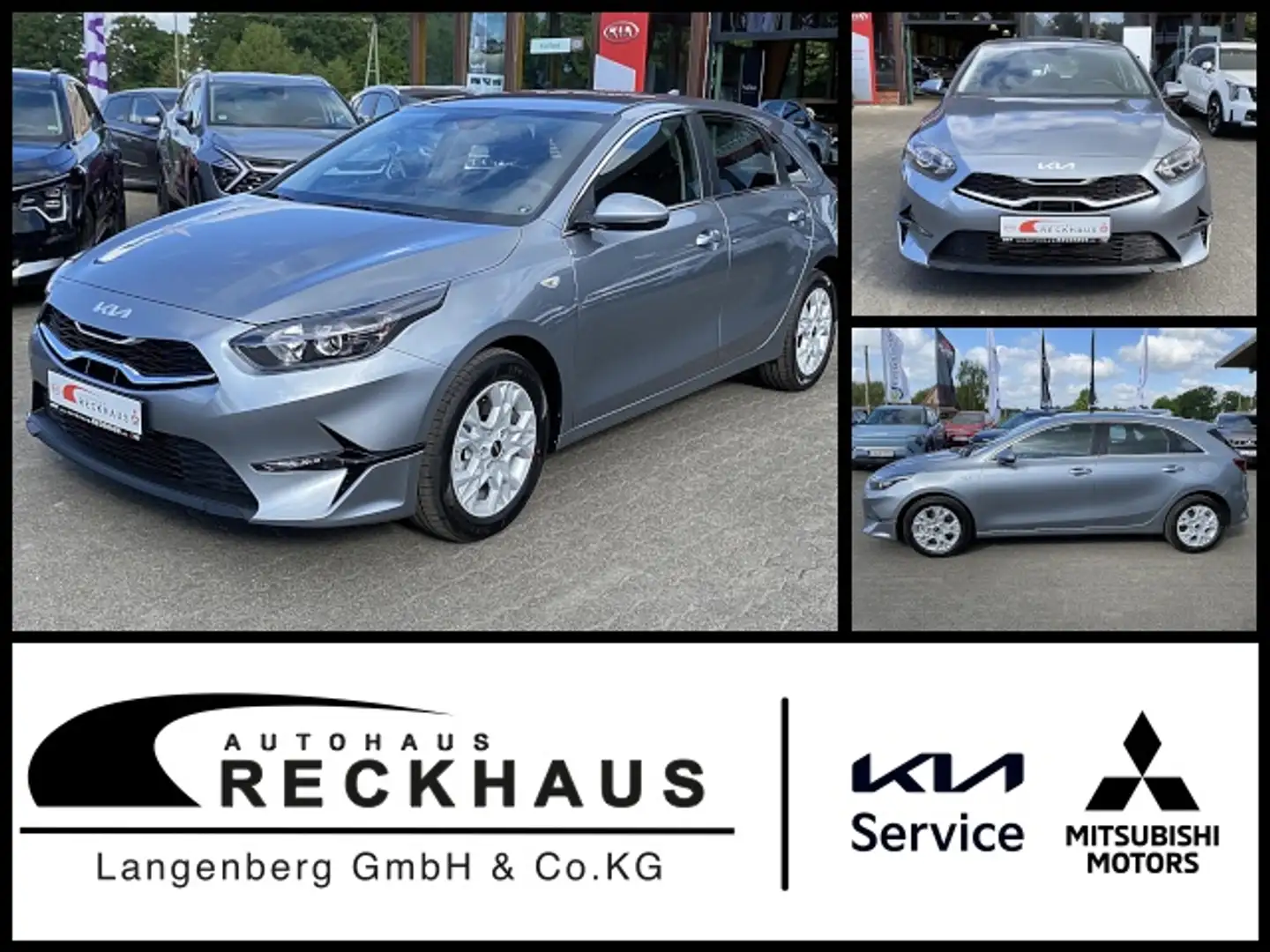 Kia Ceed / cee'd 1.0T 100 VISIOM KOMFORT+ (NAV) Klima Navi Zilver - 1