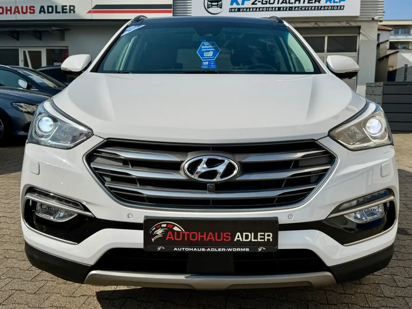 Hyundai SANTA FE blue 25 Jahre 4WD*AUTO*PANO*NAV*SK*360° Blanc - 2