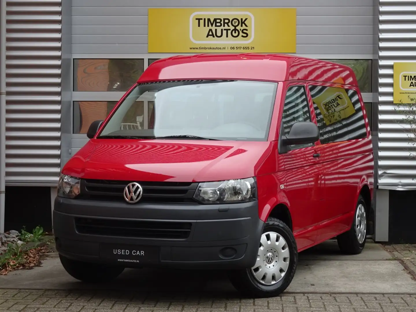 Volkswagen T5 Transporter 2.0 Benzine , Rolstoelbus/ Airco/Cruise/55.000km! Rojo - 1