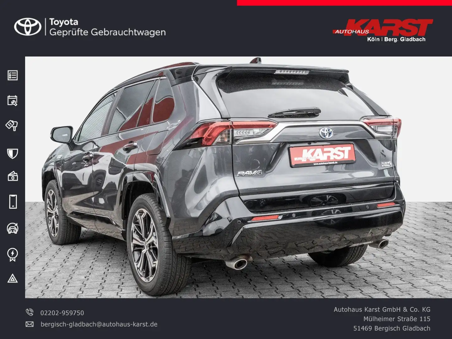 Toyota RAV 4 RAV4 Plug-in Hybrid 2.5l Plug-in Hybrid 5-Türer Gris - 2
