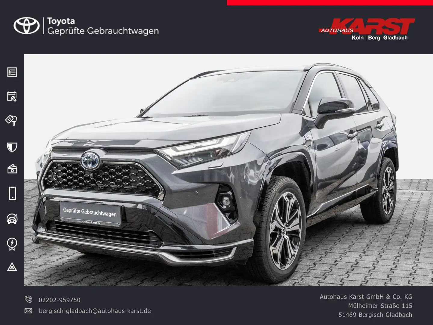 Toyota RAV 4 RAV4 Plug-in Hybrid 2.5l Plug-in Hybrid 5-Türer Gris - 1