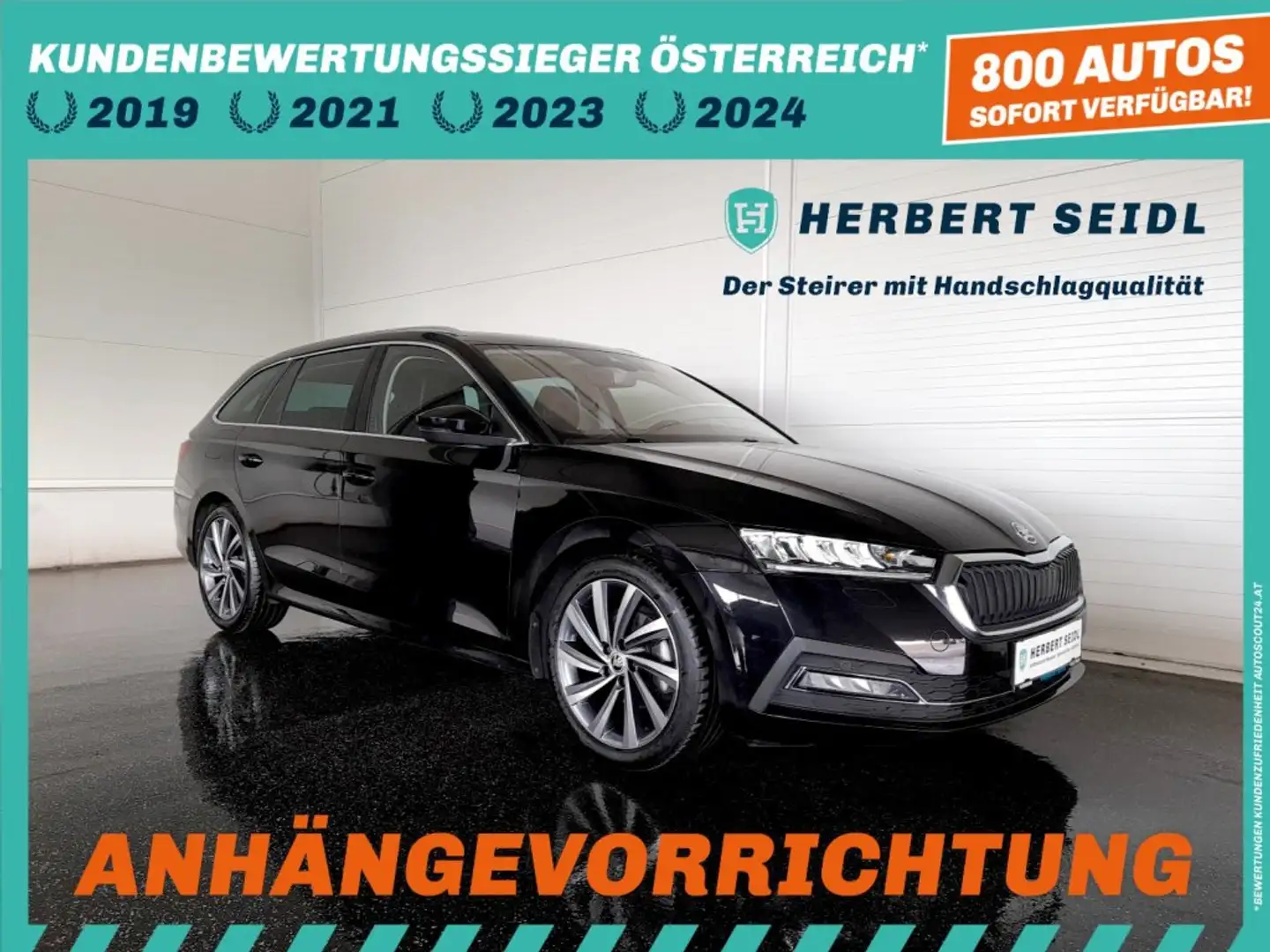 Skoda Octavia Combi STYLE 2,0 TDI DSG *SKY / VOLL-LED MIT FLA & DYN BLINKER / VIRTUELL / NAVI / AHV & KAMERA / ACC* Schwarz - 1