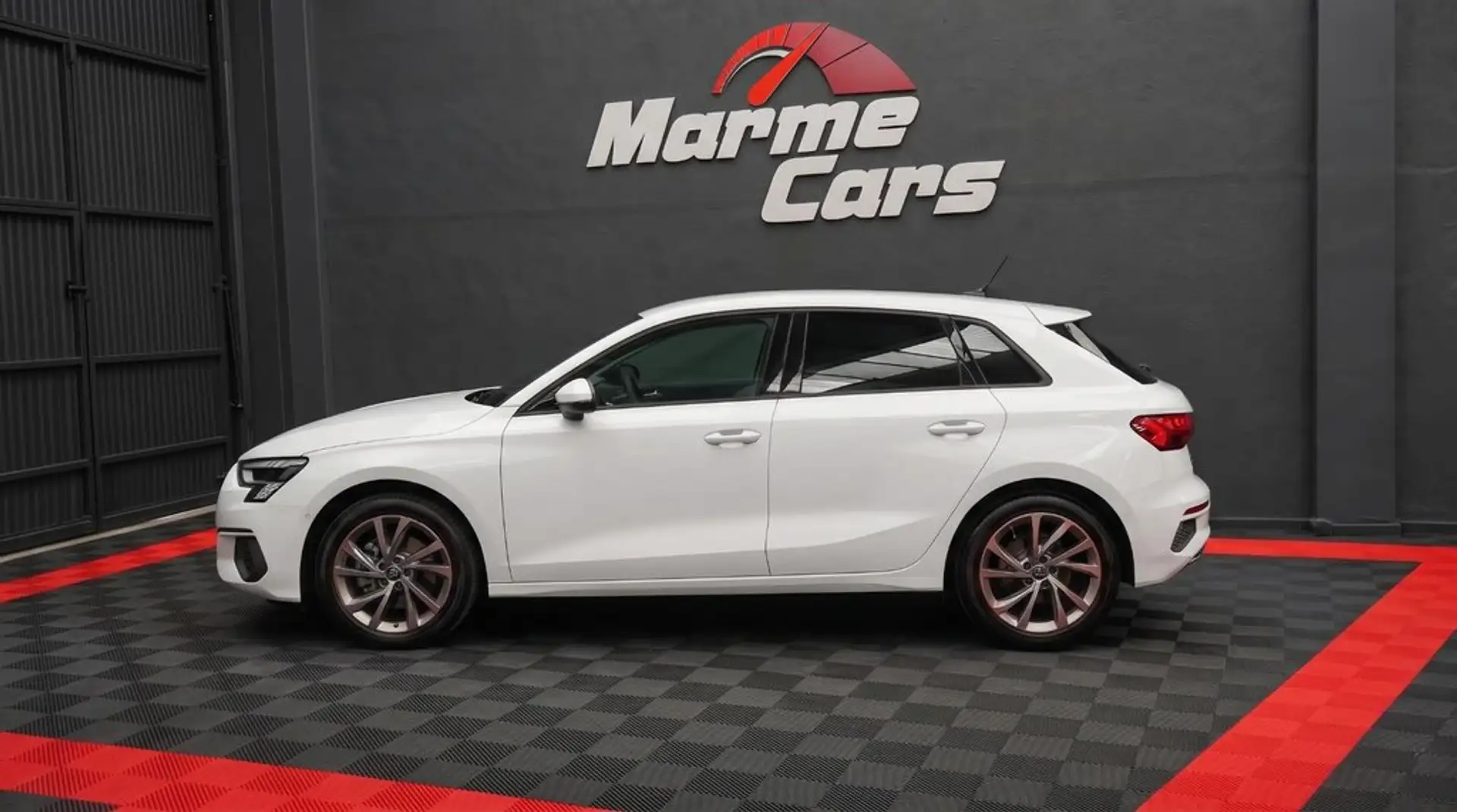 Audi A3 Sportback 35TDI S line Blanco - 2