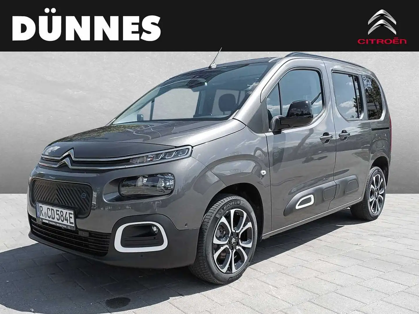 Citroen Berlingo Elektro PKW 136 Grau - 1