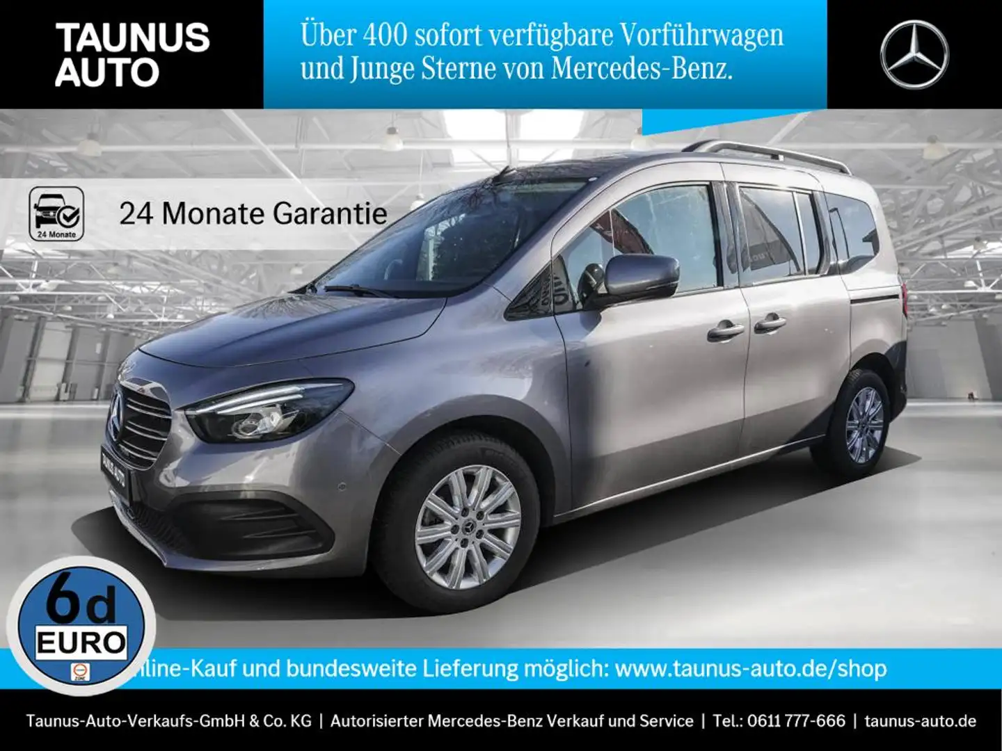 Mercedes-Benz T-Class Progressive Dachreling Navi Parkpaket Grau - 1