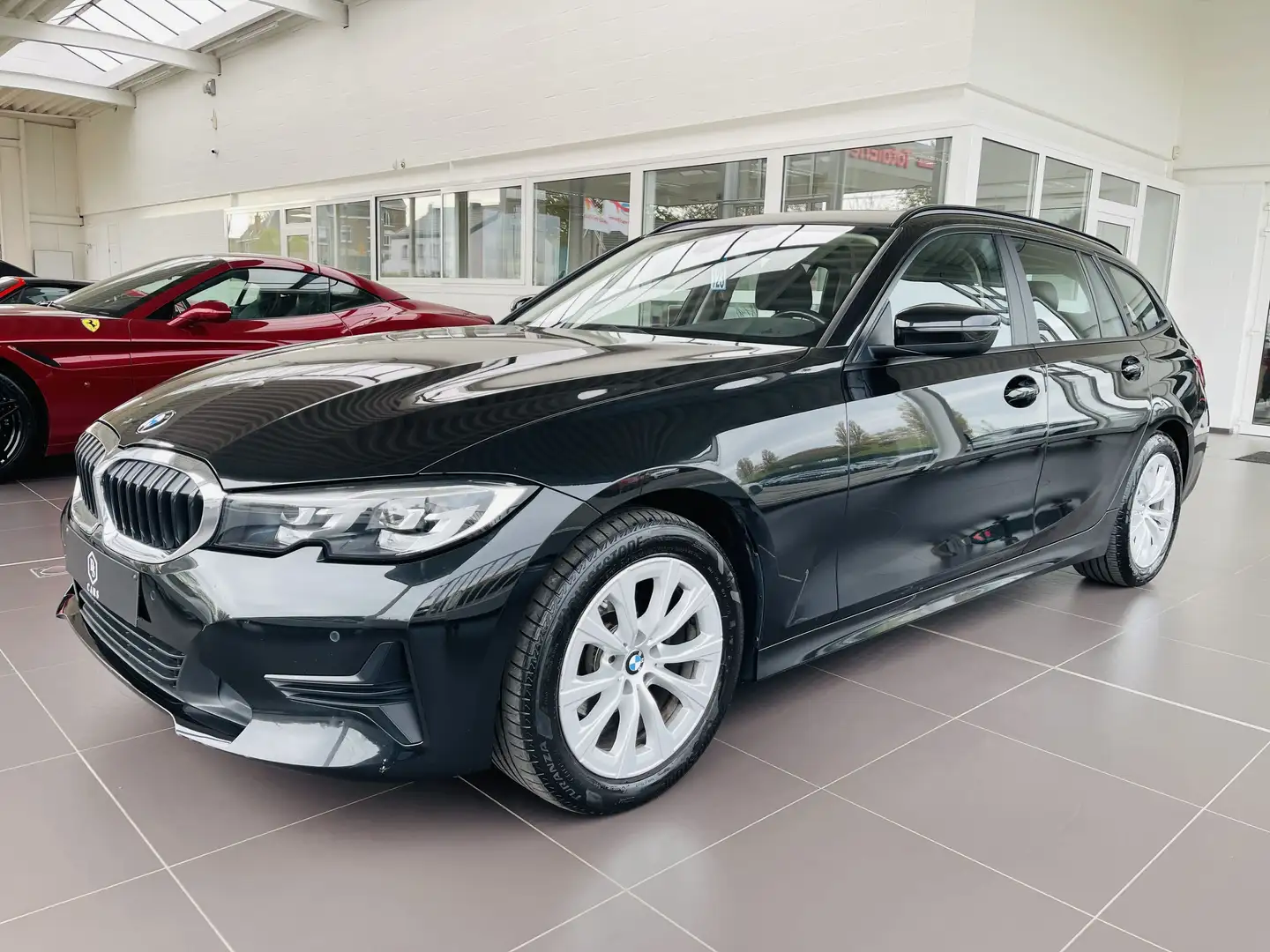 BMW 316 dA MHEV ** GARANTIE + COCKPIT + LED + GPS PRO ** Noir - 1