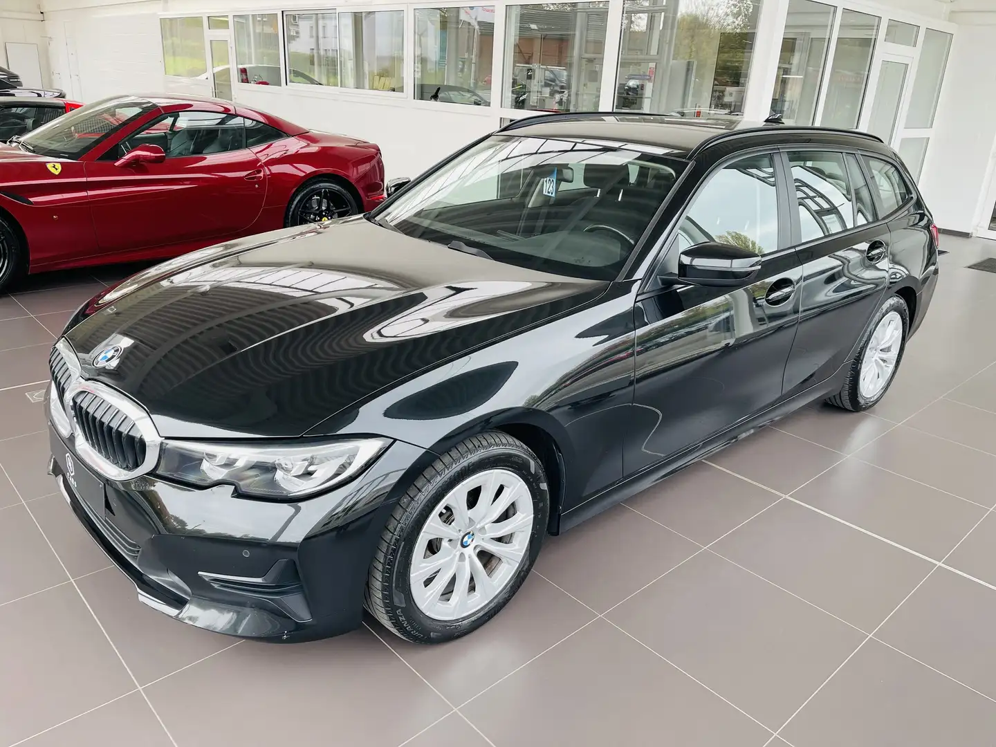 BMW 316 dA MHEV ** GARANTIE + COCKPIT + LED + GPS PRO ** Noir - 2