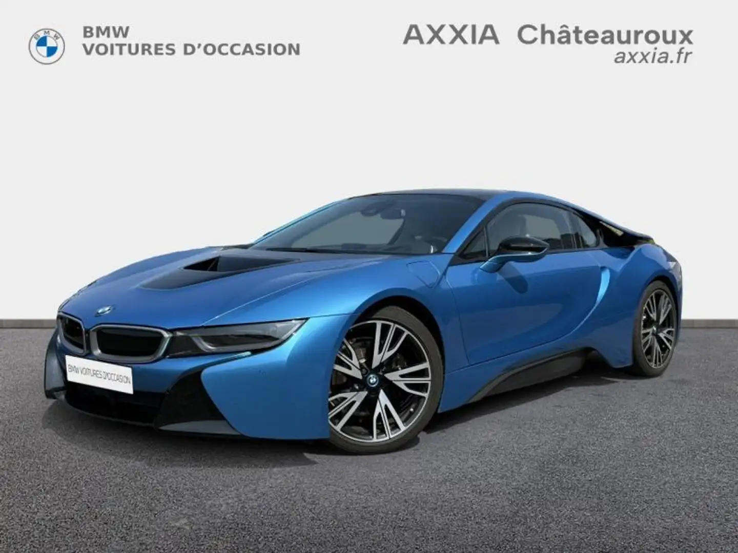BMW i8 362ch Bleu - 1
