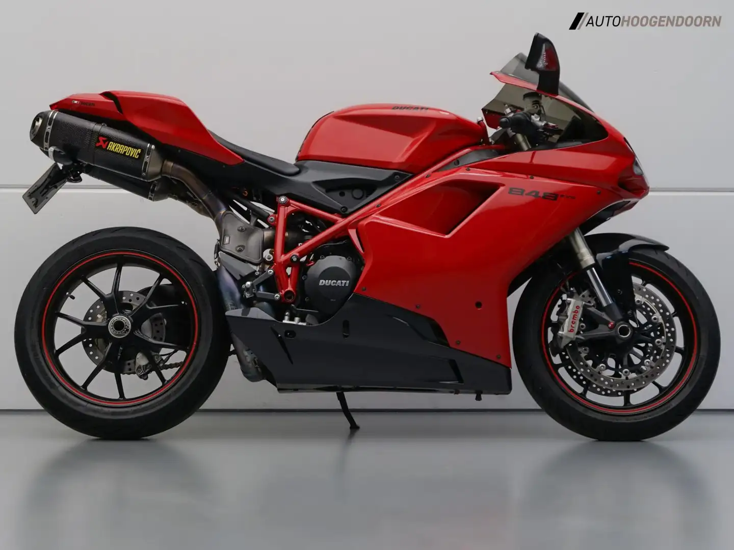Ducati 848 Sport 133pk (LED VERLICHTING,BREMBO REMSET,AKRAPOV Червоний - 2