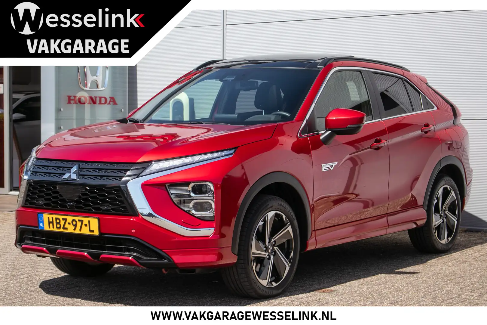 Mitsubishi Eclipse Cross 2.4 PHEV Instyle - Pano dak | Leder | Carplay | HU Rouge - 1