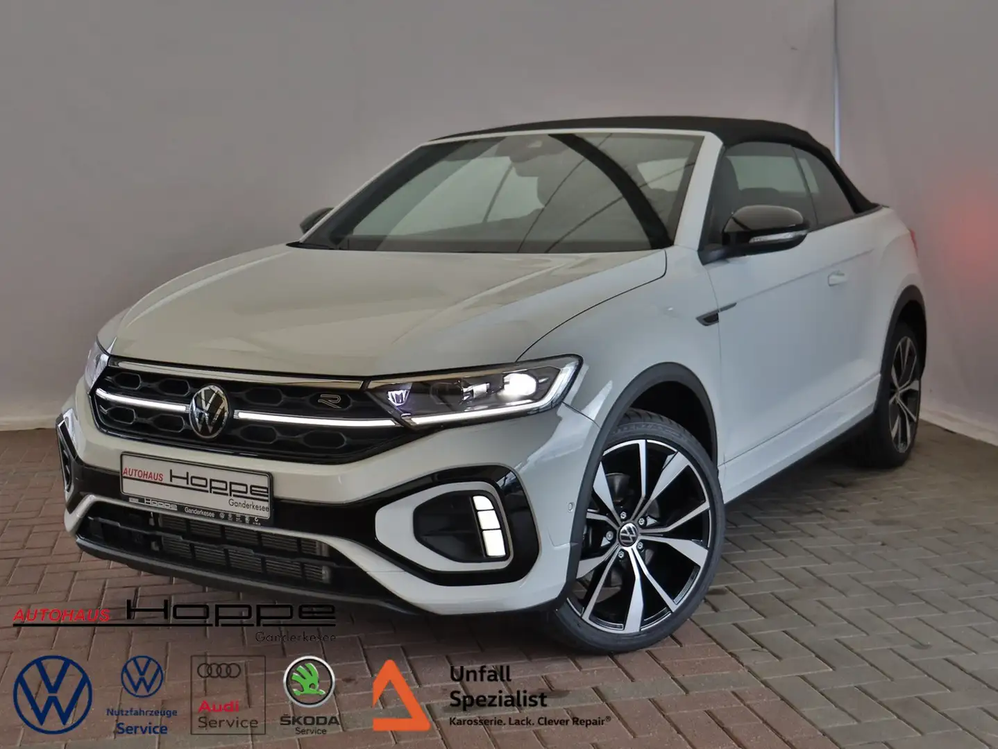 Volkswagen T-Roc Cabriolet R-Line 1.5 l DSG+BLACKSTYLE+KEYLESS+M... Blanc - 1
