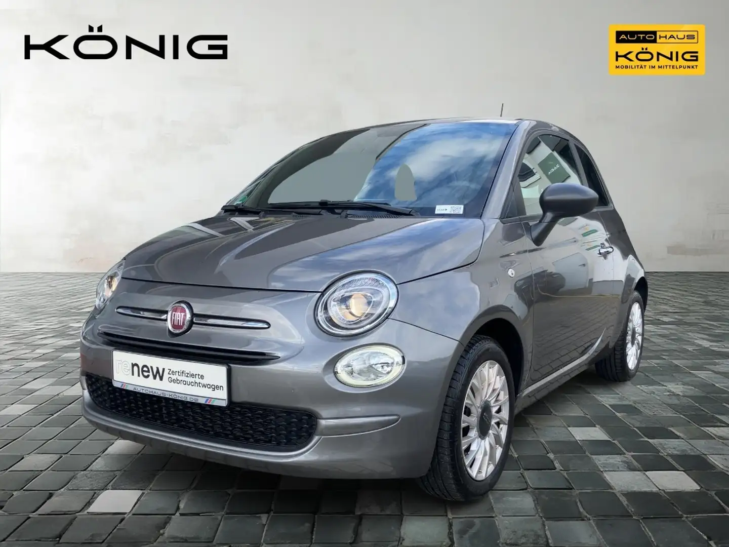 Fiat 500 1.0 GSE Klima & Sound  Bluetooth - Tempomat Grau - 1