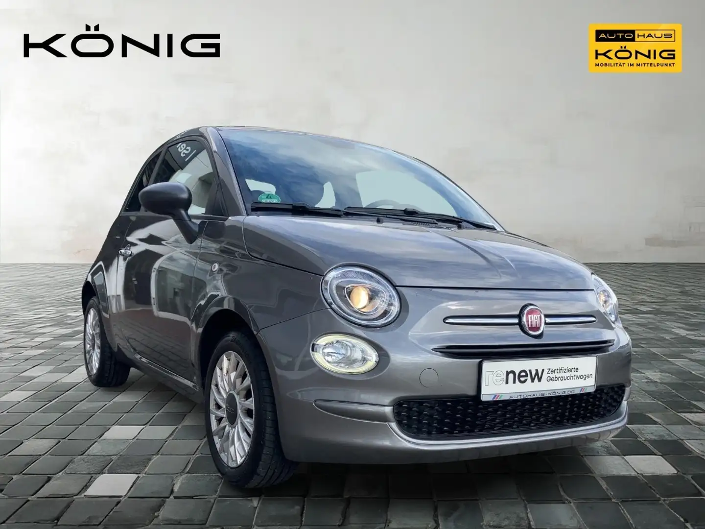 Fiat 500 1.0 GSE Klima & Sound  Bluetooth - Tempomat Gris - 2