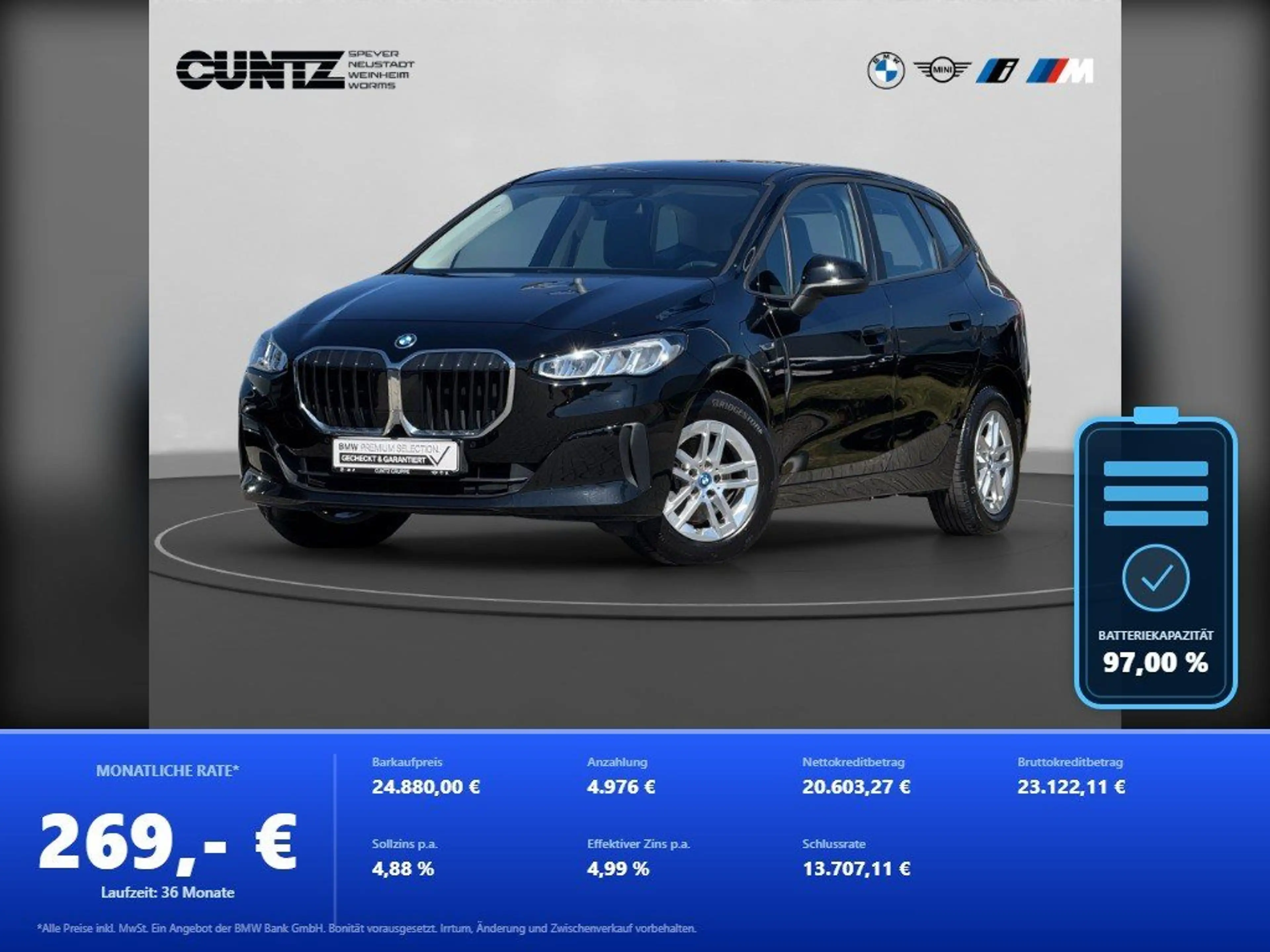 BMW 225 e xDrive Active Tourer ParkingAssistant DAB-Tuner