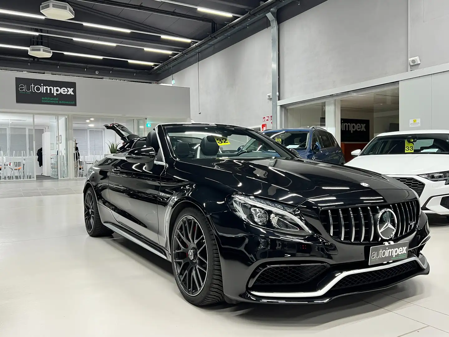 Mercedes-Benz C 63 AMG Cabrio S auto PRONTA CONSEGNA Nero - 1