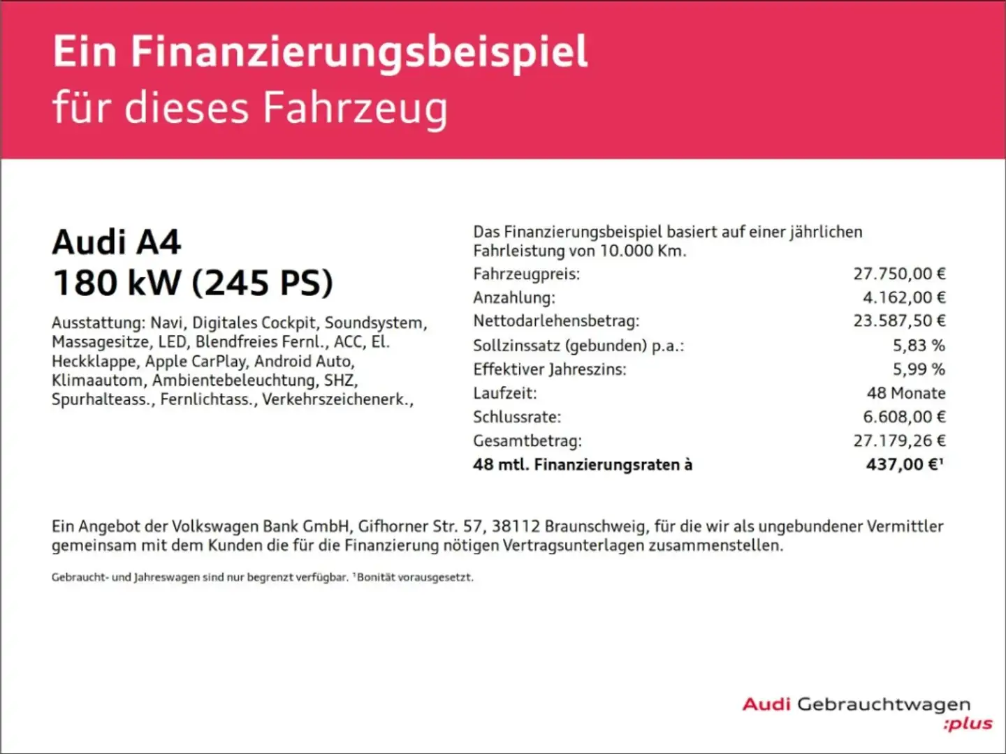 Audi A4 Avant 45 TFSI S-LINE EINPARKHILFE BANG&OLUFSEN NAV Gris - 2