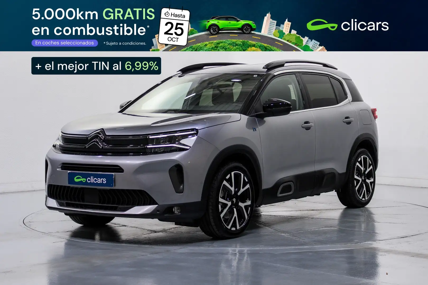 Citroen C5 Aircross Hybrid Shine Pack EAT8 225 Gris - 1