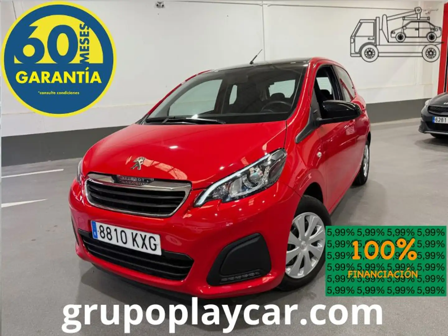 Peugeot 108 1.0 VTi Active ETG5 72 Rojo - 1