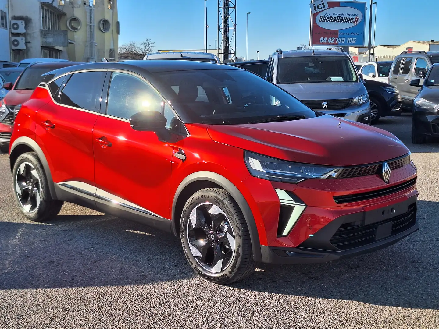 Renault Captur mild hybrid 160 EDC Techno Rouge - 1