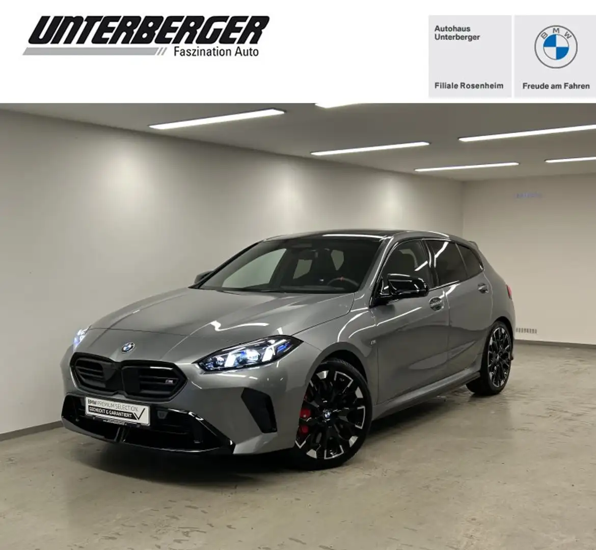 BMW 135 M135 xDrive M Sportpaket Pro DA. Prof. PA. Plus He Grau - 1