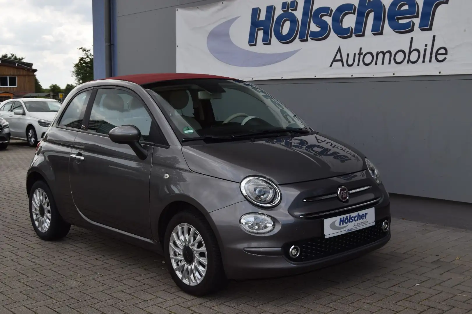 Fiat 500C Cabrio!AUTOM!Parks,Tempom,LM,Felg,Allw,,, Grau - 1