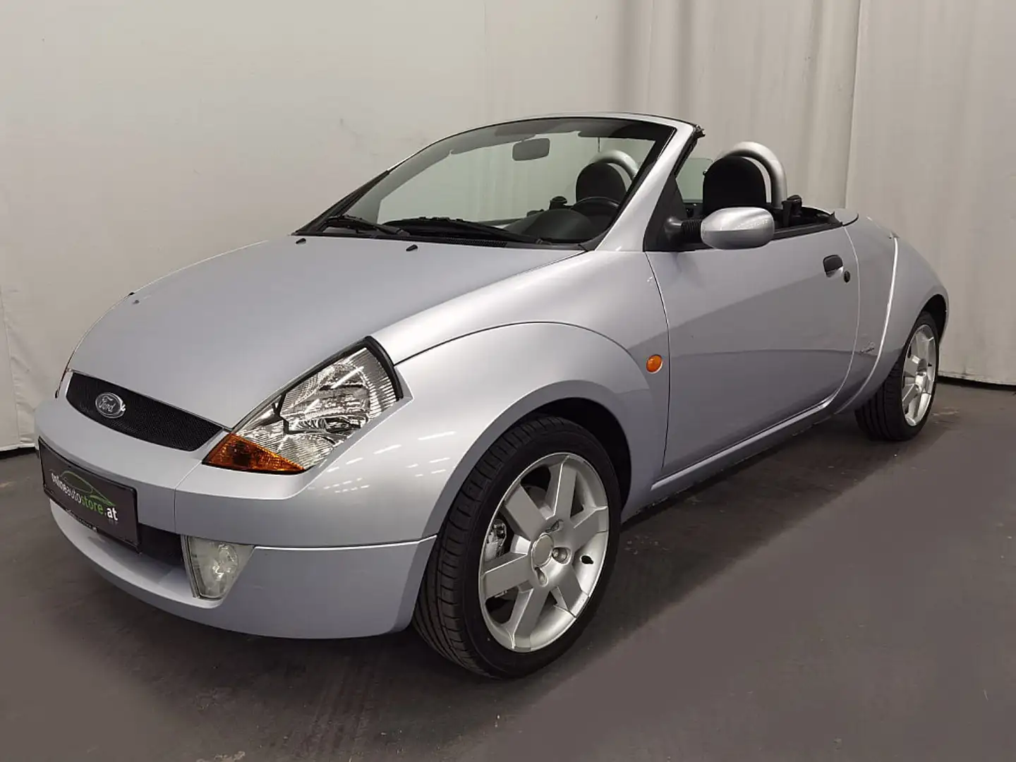 Ford Ka/Ka+ Streetka Cabrio 1,6 Benzin, KM-GA, SV-gepflegt Silber - 1