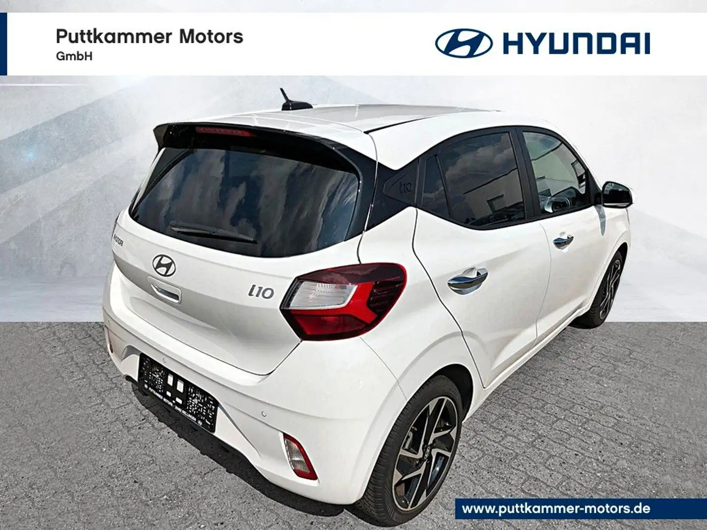 Hyundai i10 1.2 Prime Navi Automatik Blanc - 2