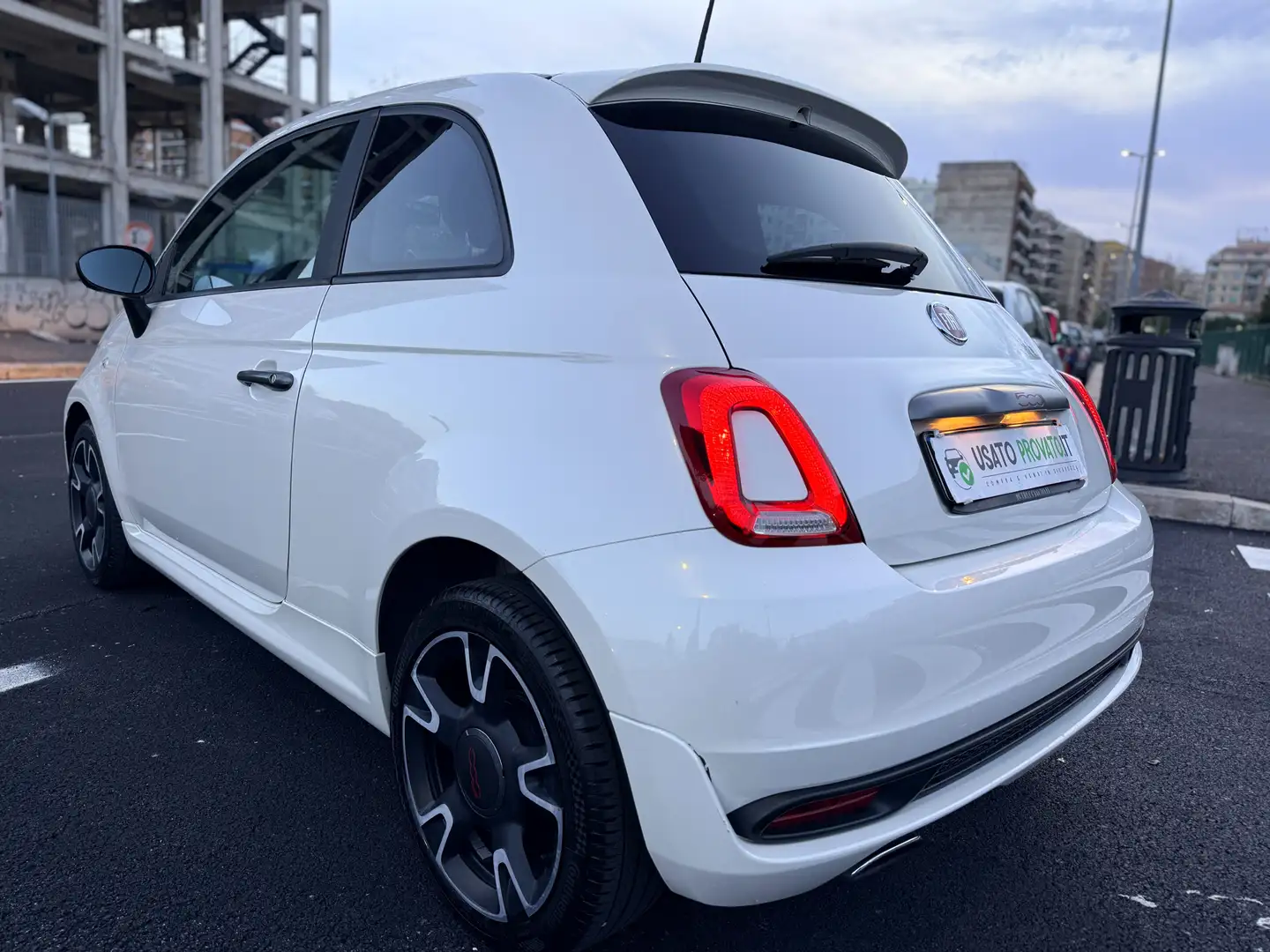 Fiat 500 SPORT 1.2 FIre 69cv AUTOMATICA Unipro Garanzia 12m Blanco - 1
