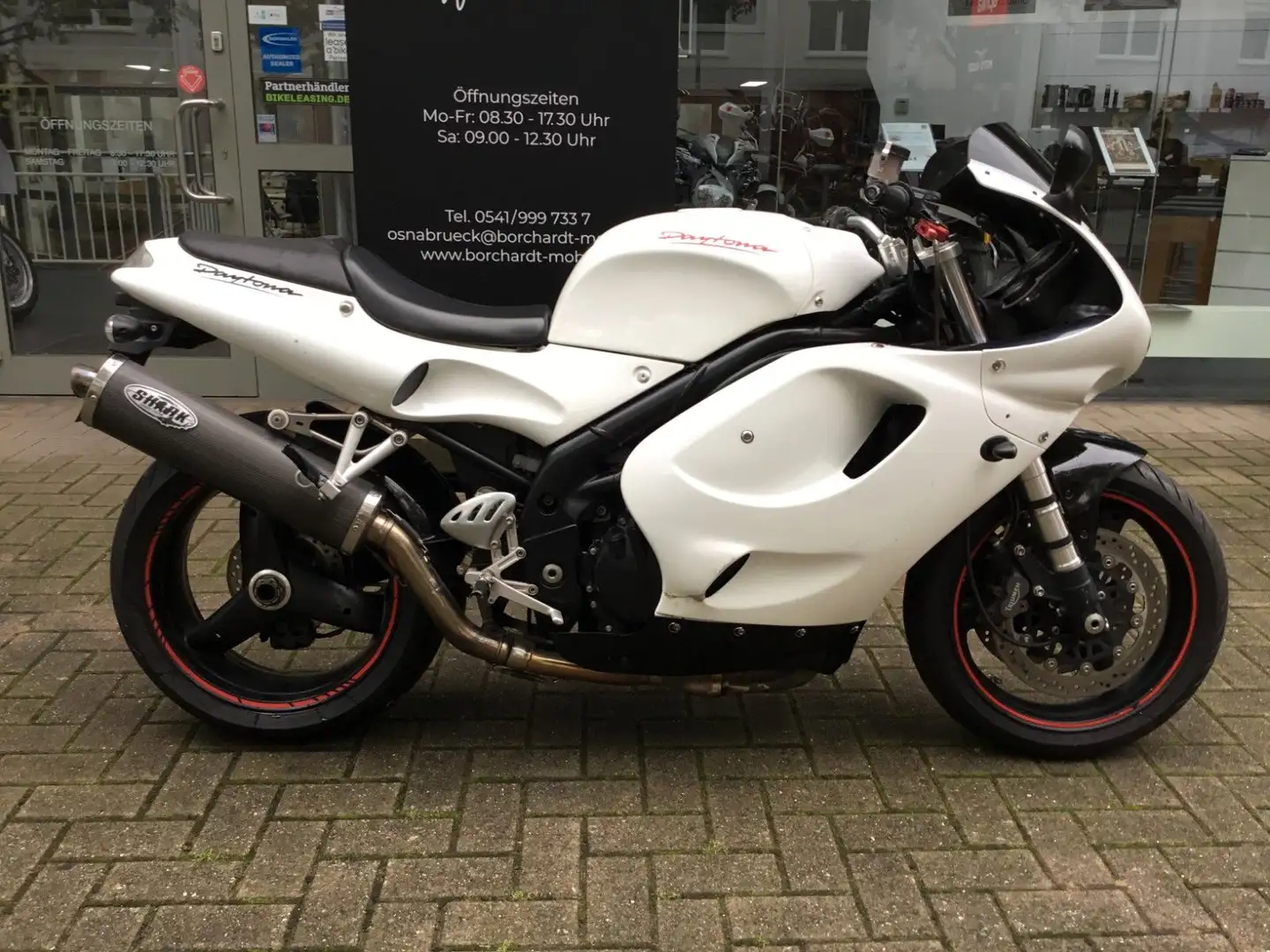 Triumph Daytona T 595 130 PS Blanc - 2