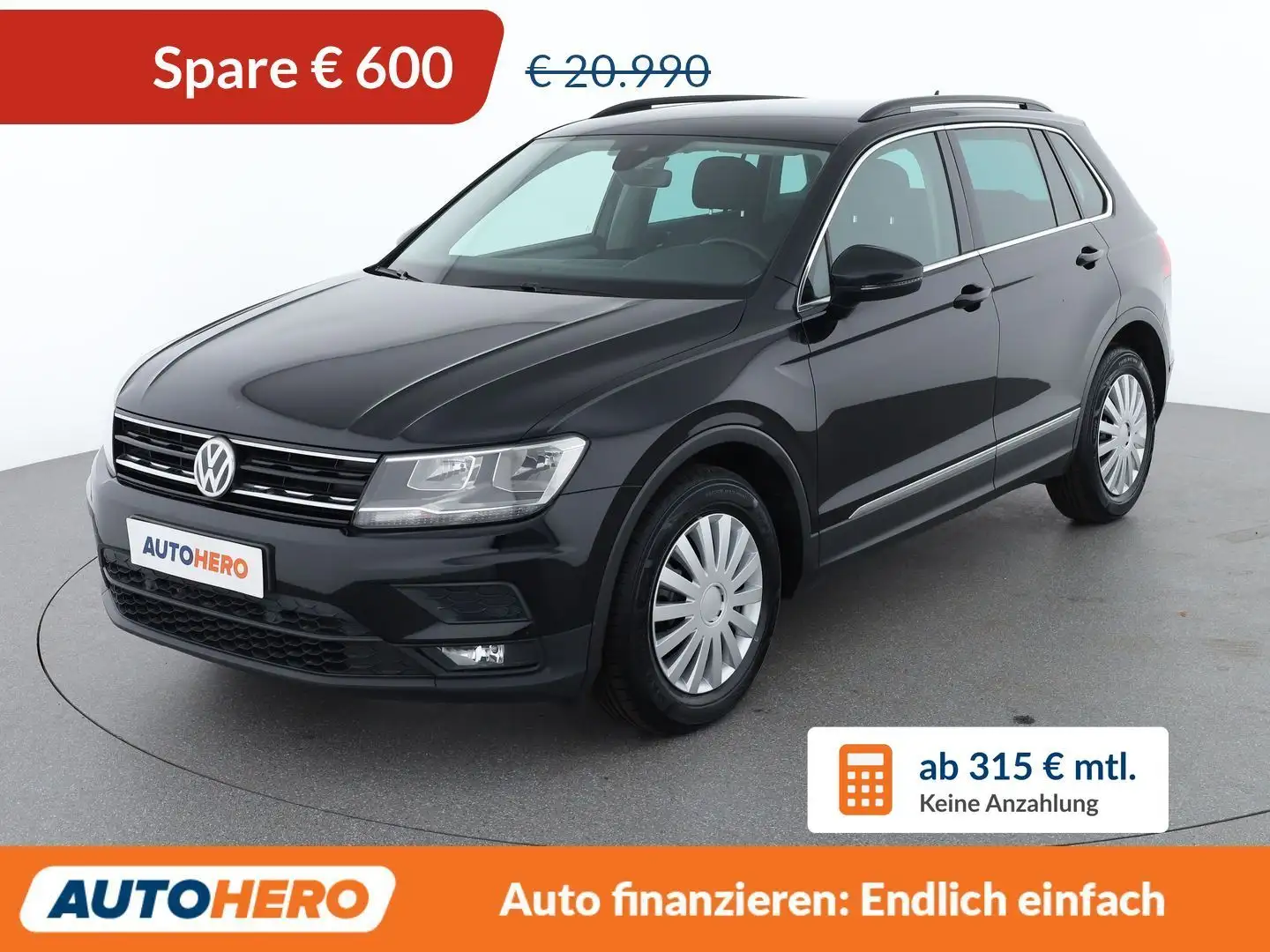 Volkswagen Tiguan 2.0 TDI Comfortline BlueMotion Schwarz - 1