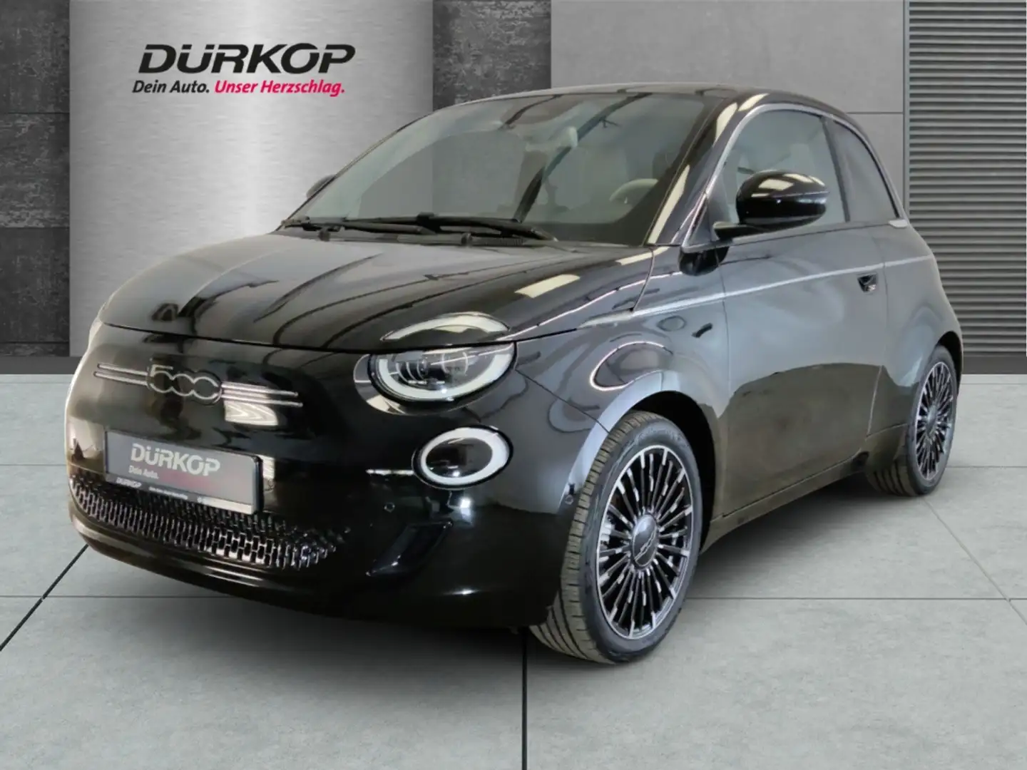 Fiat 500e Komfort Tech-Paket JBL-Premium-HiFi Navi Apple Car Schwarz - 1