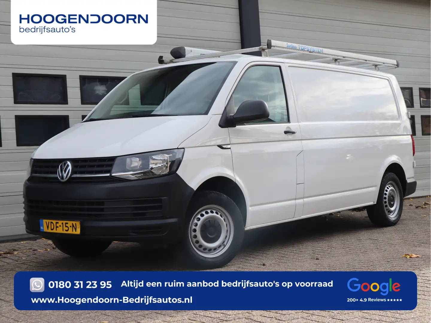 Volkswagen T6 Transporter 2.0 TDI 150pk Euro 6 Automaat L2 Lang - Bw Inricht Wit - 1