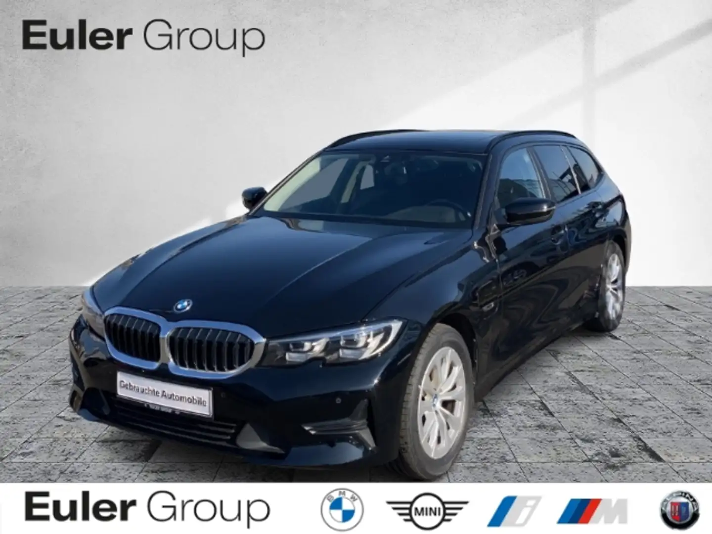 BMW 320 e Touring AHK Pano NAV LED PDC vo. hi. El. Heckkla Schwarz - 1