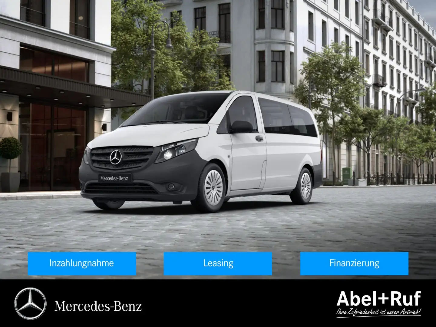 Mercedes-Benz Vito 114 CDI Tourer PRO Lang Tempo+CarPlay+DAB Blanc - 1